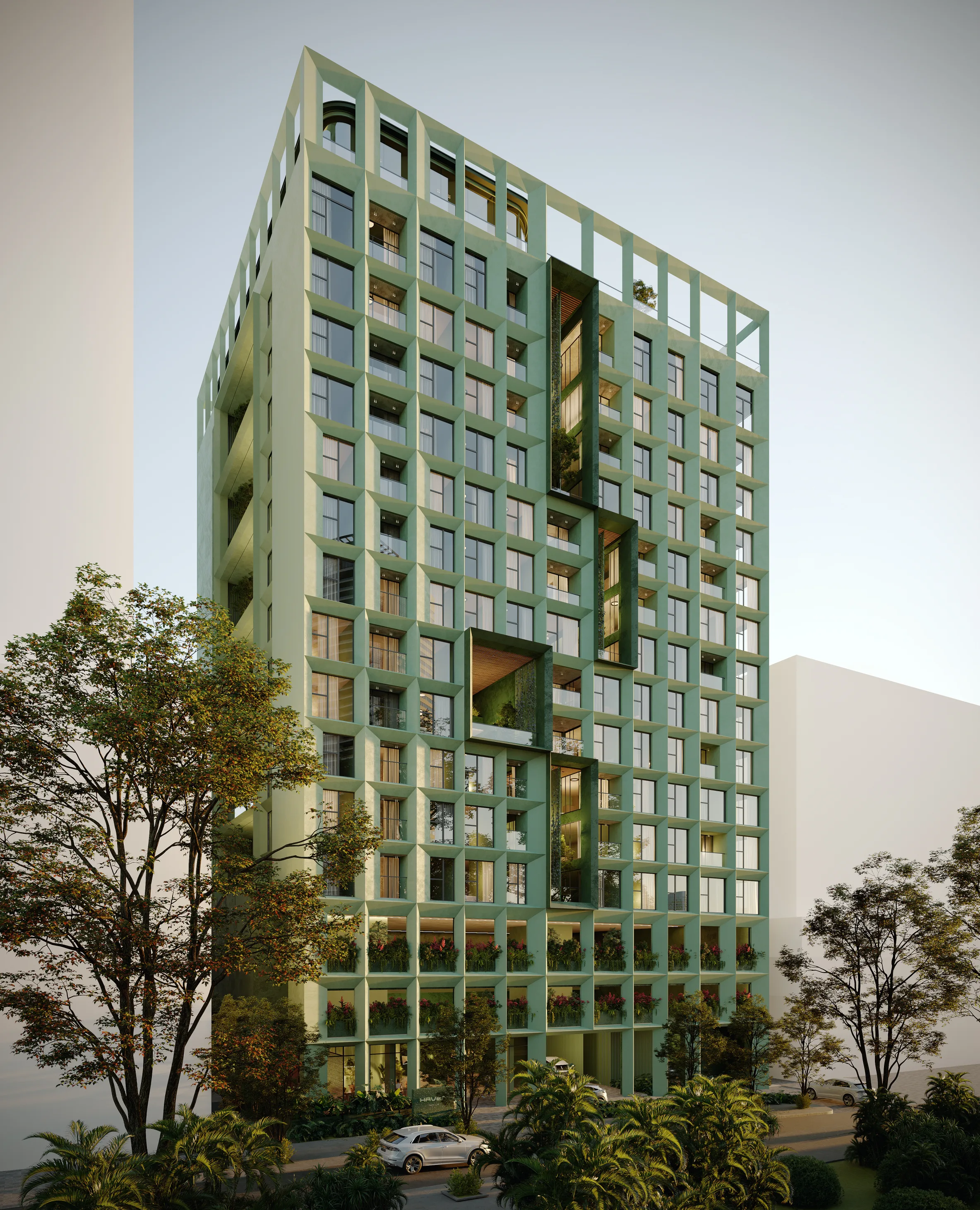 Torre HAVEN en el contexto urbano de Obarrio